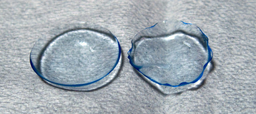 contact lens wet and dry