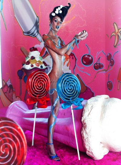 Jaslene's - I love candy picture!