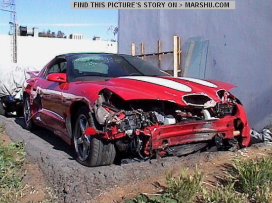 Pontiac Firebird Formula Car Accident