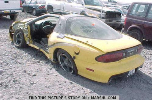 2002 pontiac firebird trans am ram air convertable special edition accident