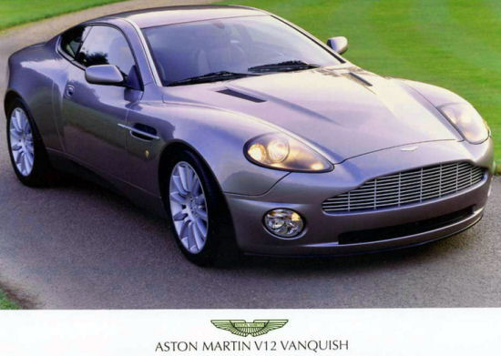 Aston Martin V12 Vanquish Black. aston martin v12 vanquish car