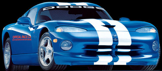 dodge viper official pace car