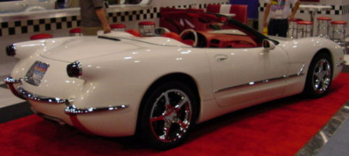 retro corvette concept car