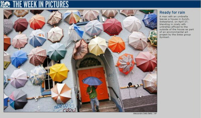 week in pictures ready for rain umbrellas