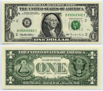 President on one dollar bill