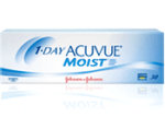 acuvue 1 day moist contact lenses