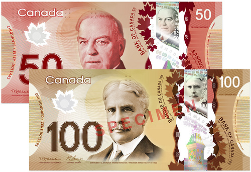 canadian bills