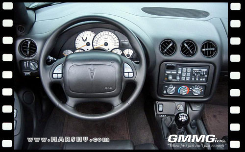 gmmg blackbird car interior details and white gauges