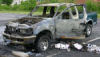burned truck