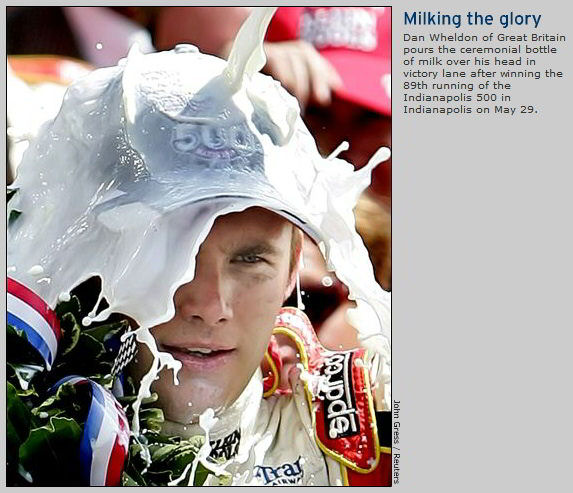 week in pictures milking the glory